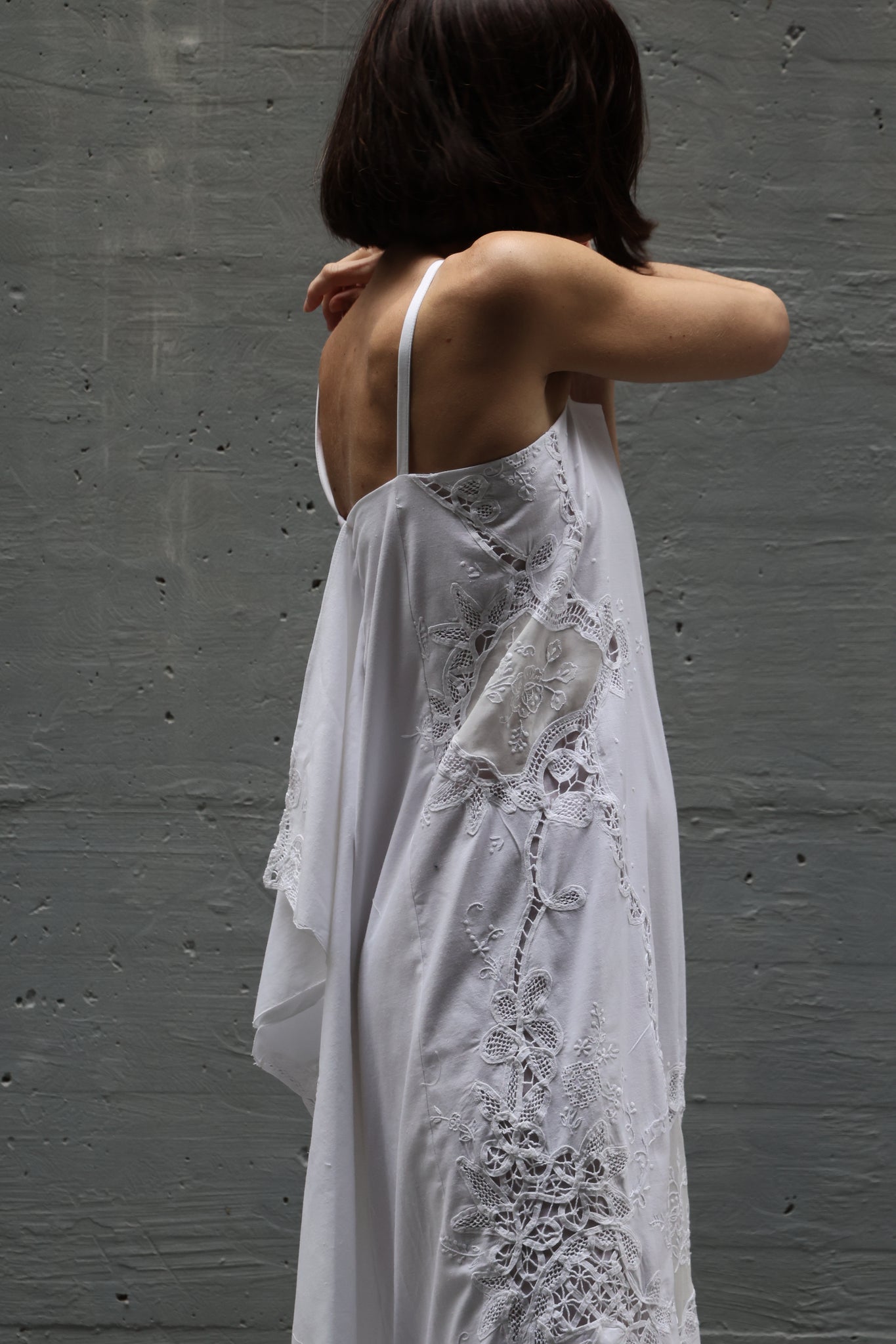 embroidery long dress