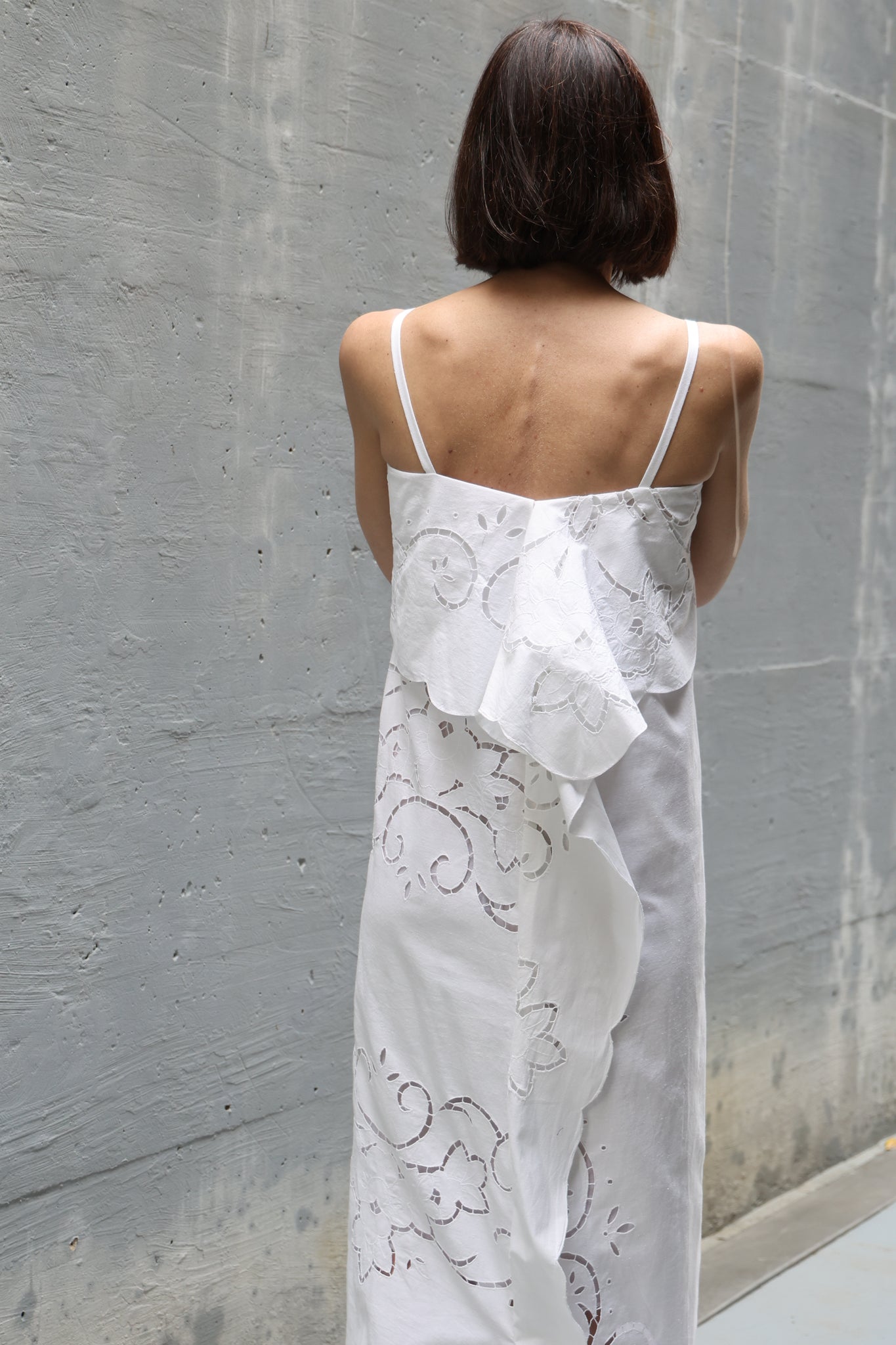 embroidery long dress
