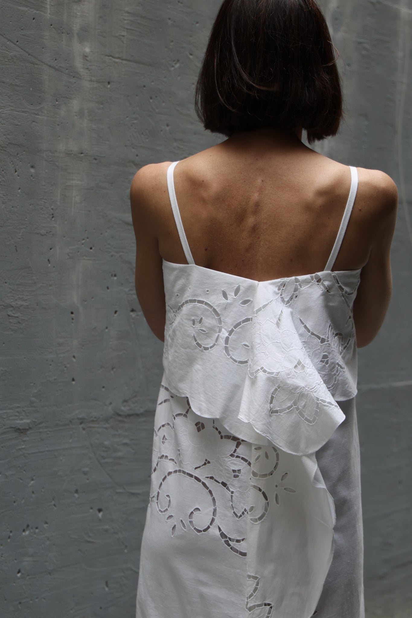 embroidery long dress