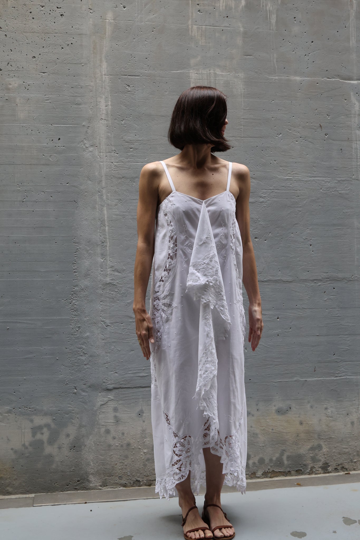 embroidery long dress