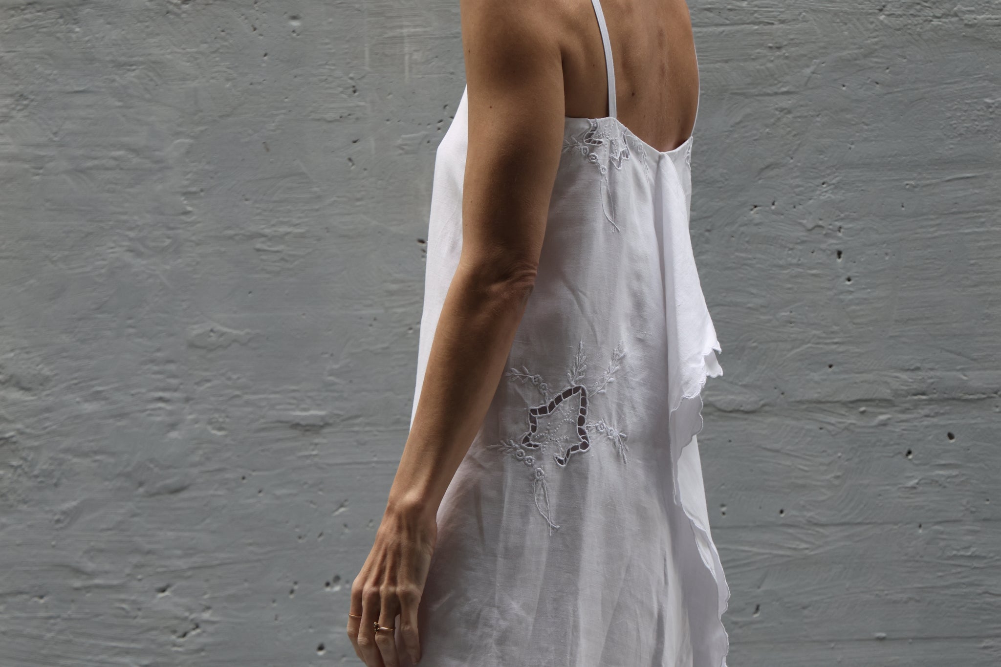 embroidery long dress