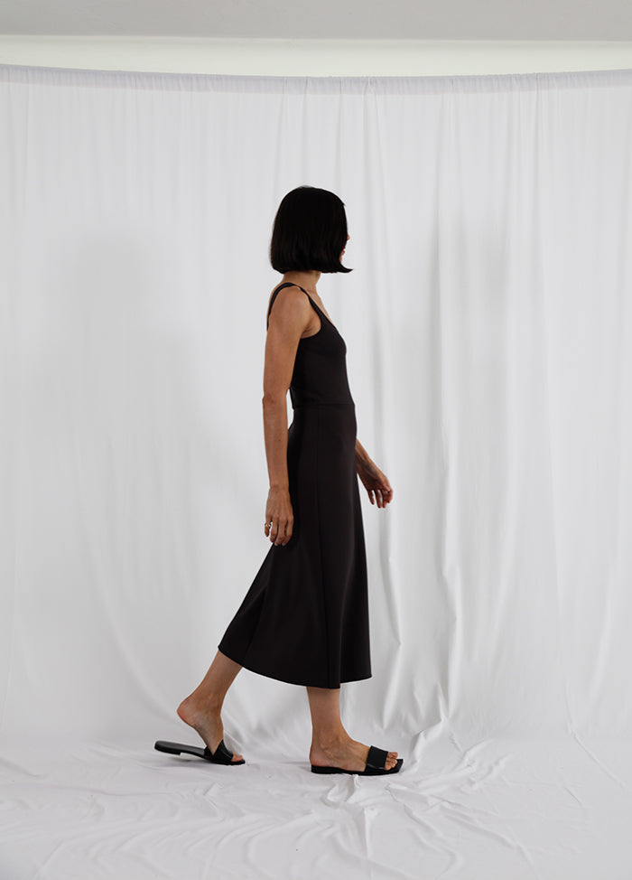 punto roma black A line dress