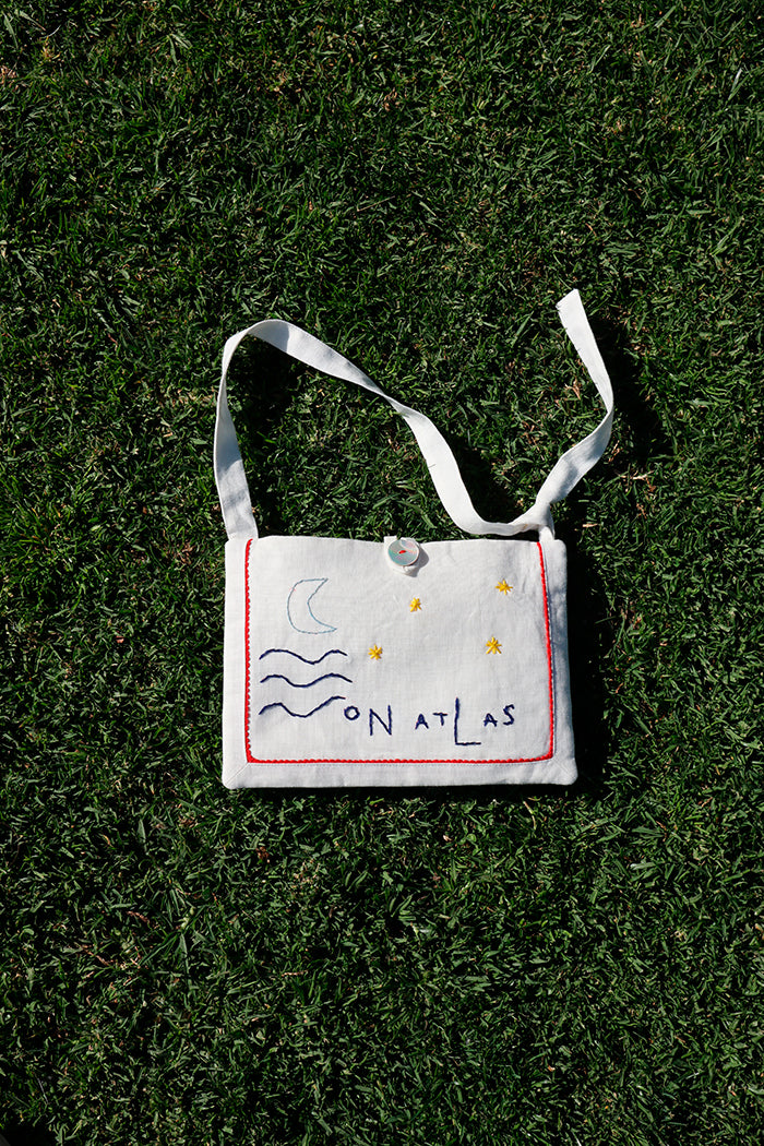 hand embroidery bag - noche estrellada