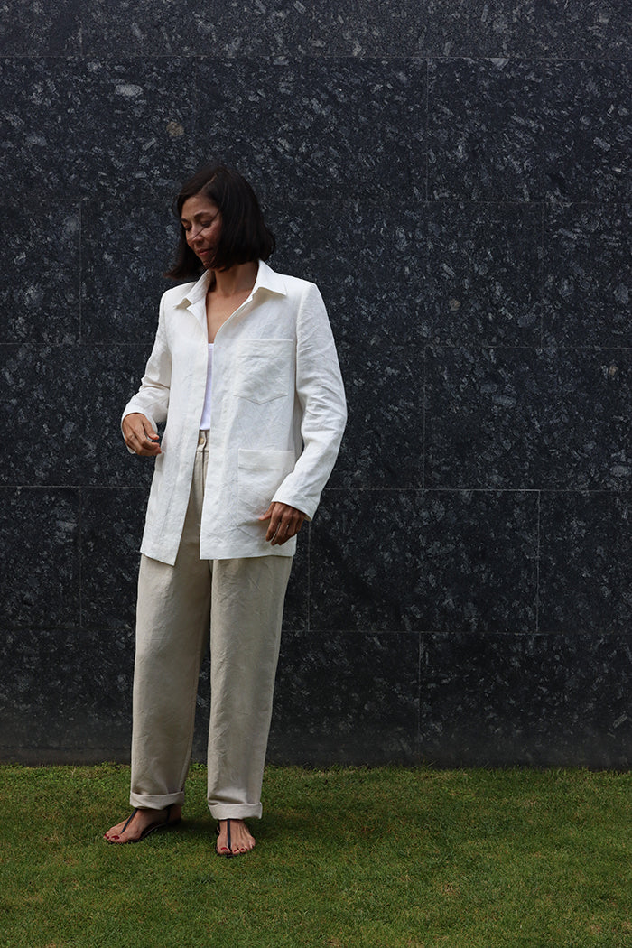 light linen jacket