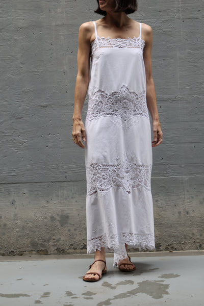 embroidery midi dress