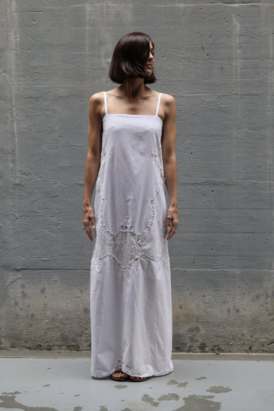 embroidery long dress