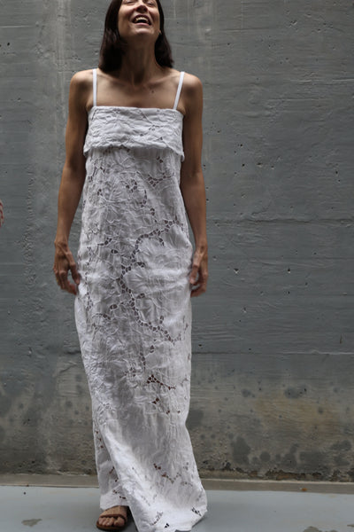 embroidery long dress