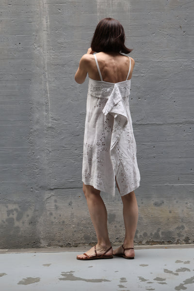 embroidery short dress