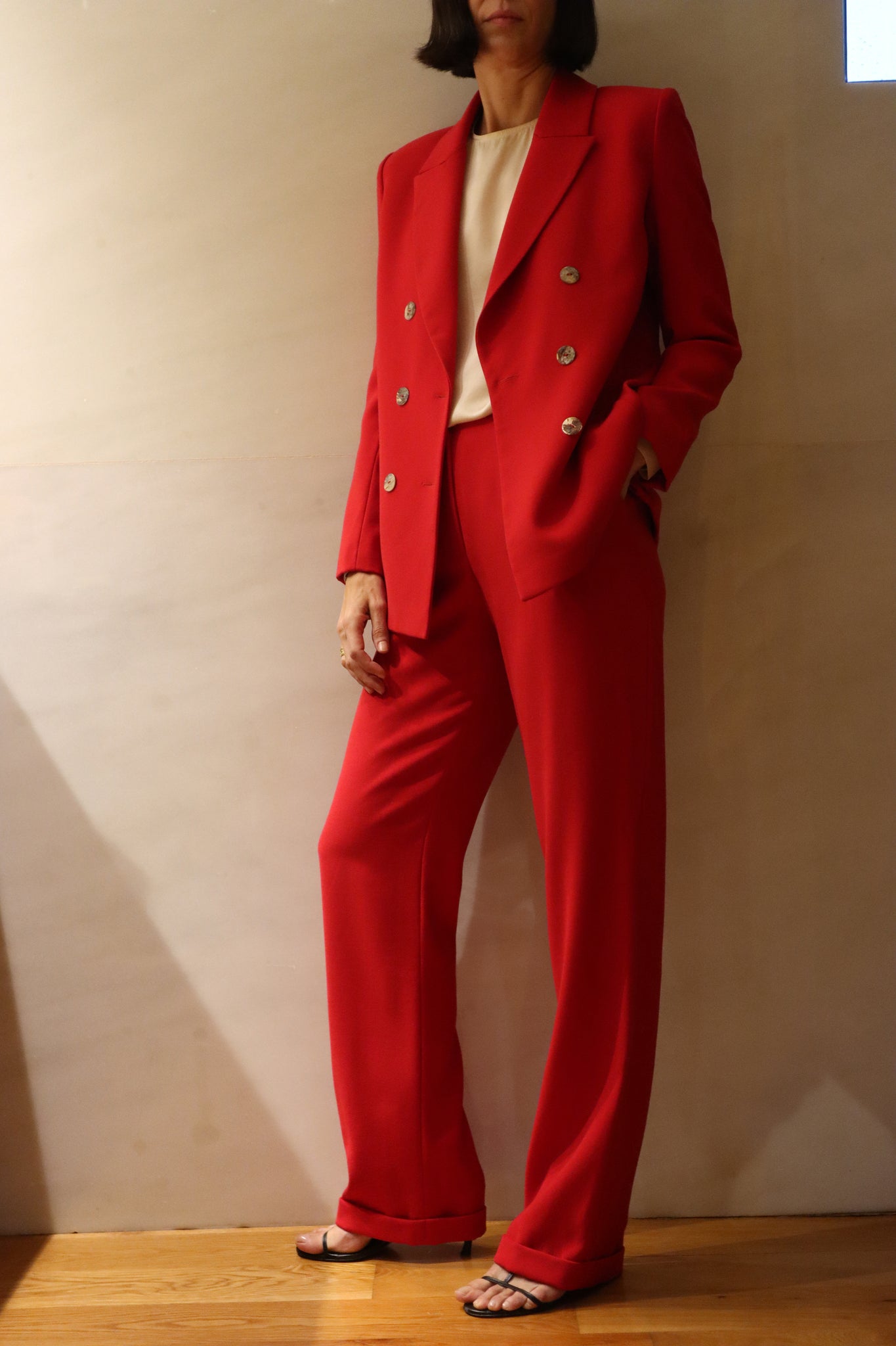 double breasted blazer