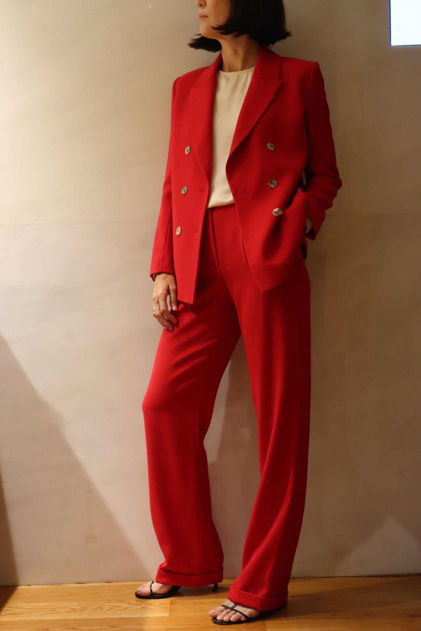 double breasted blazer