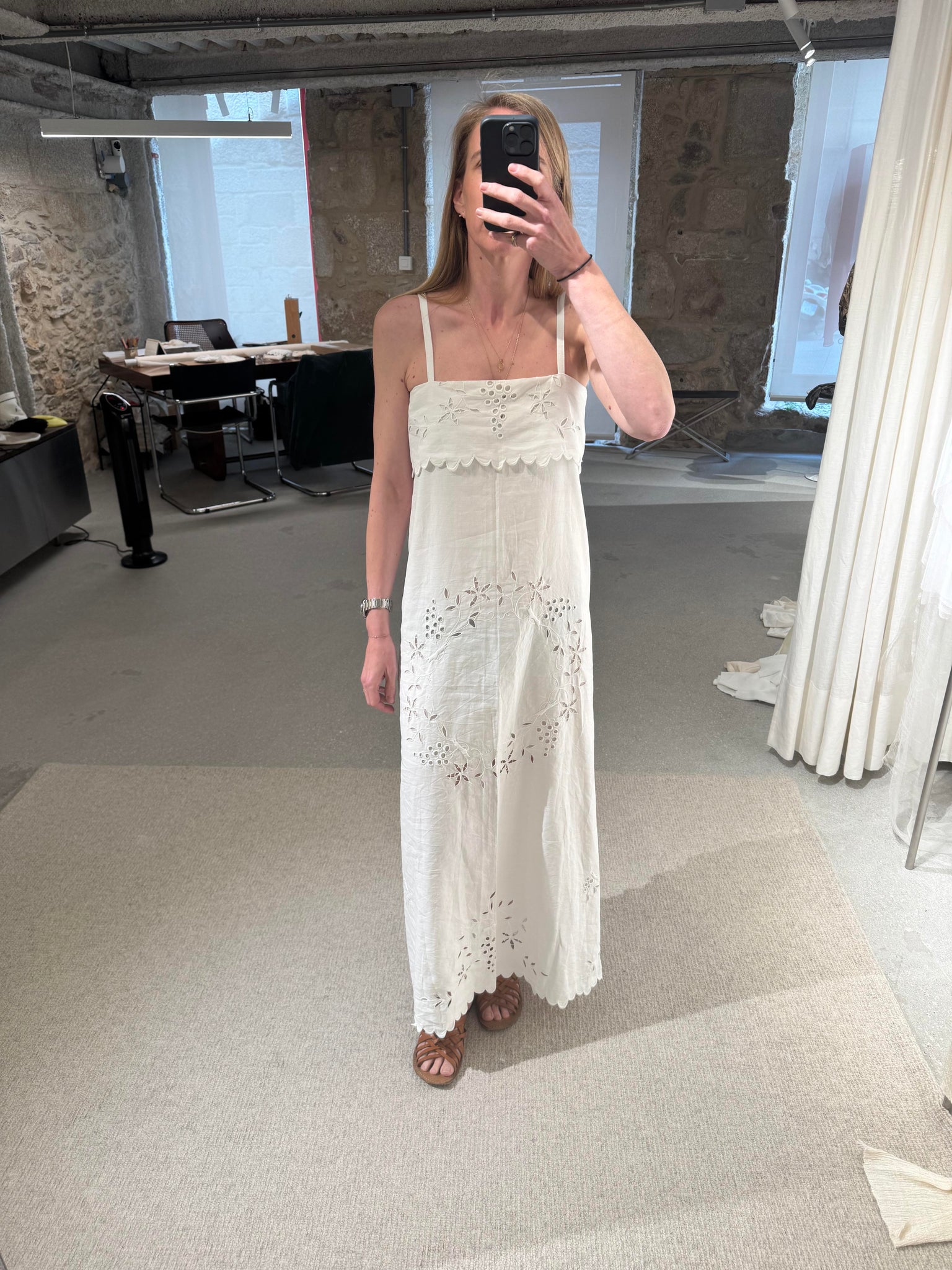 hand embroidered dress