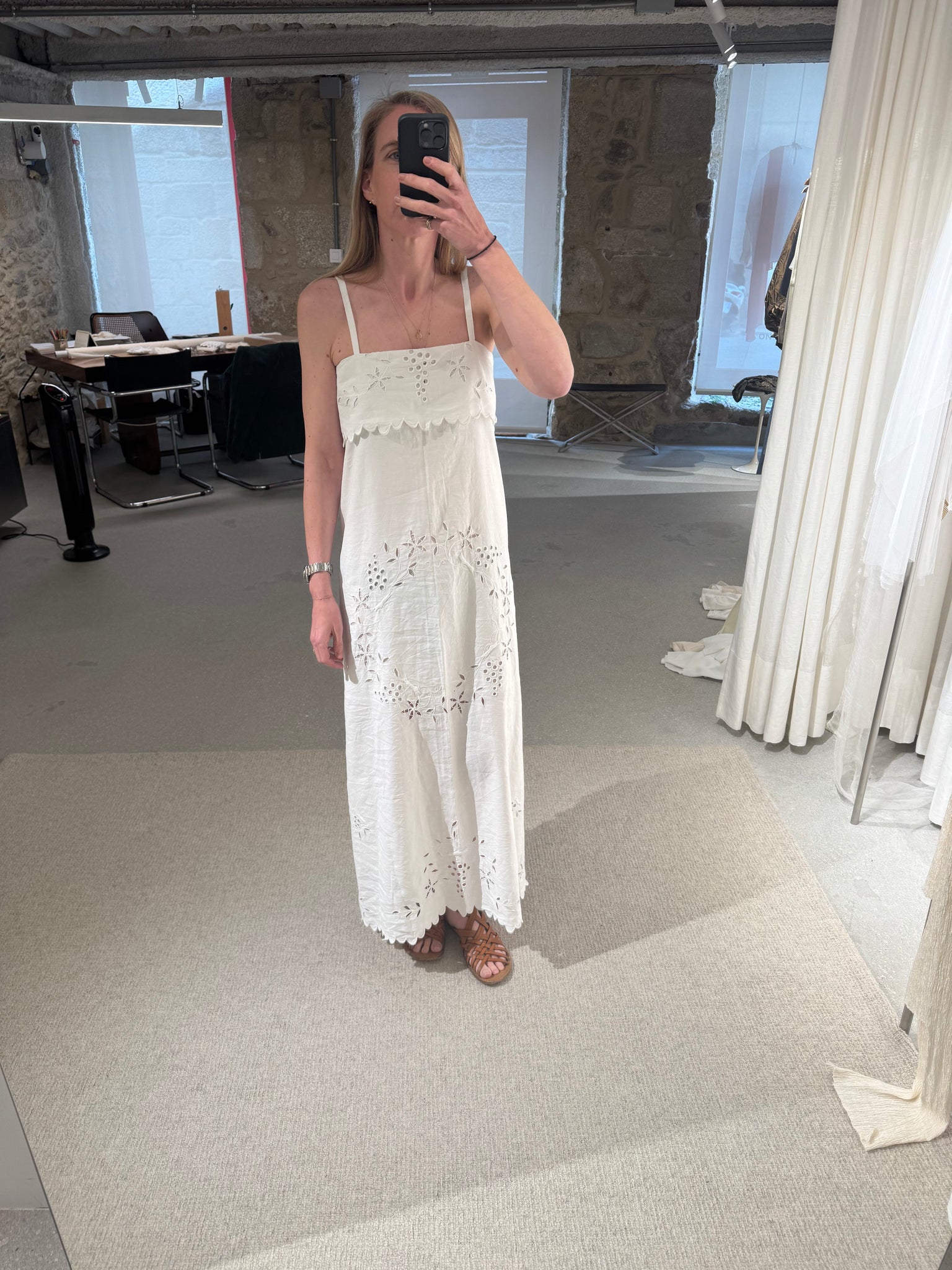 hand embroidered dress