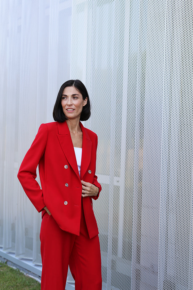 double breasted blazer
