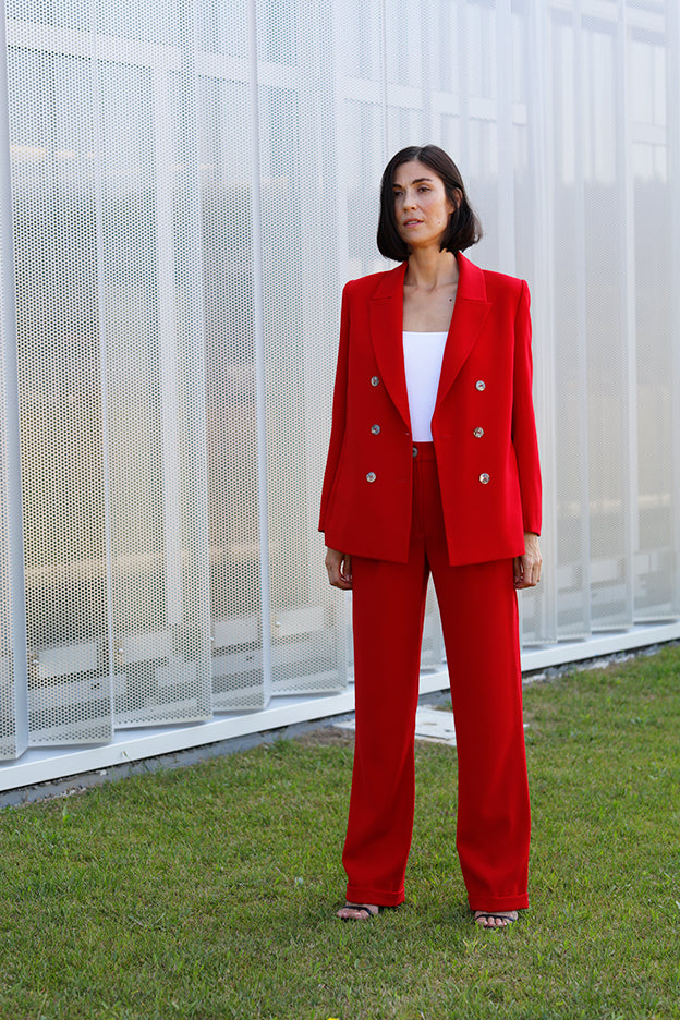 double breasted blazer