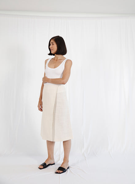 linen skirt