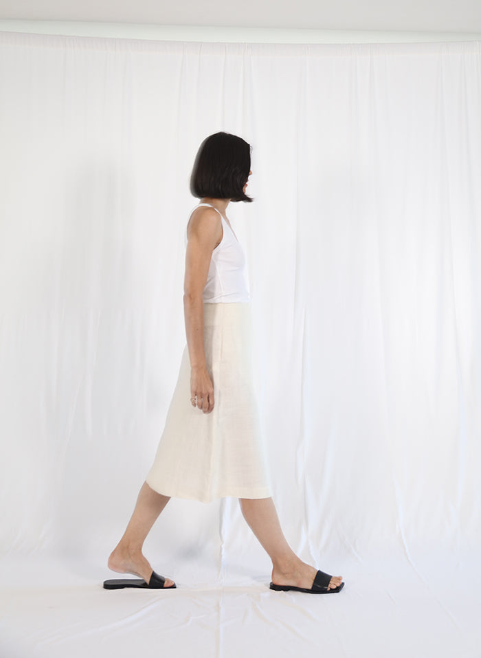 linen skirt