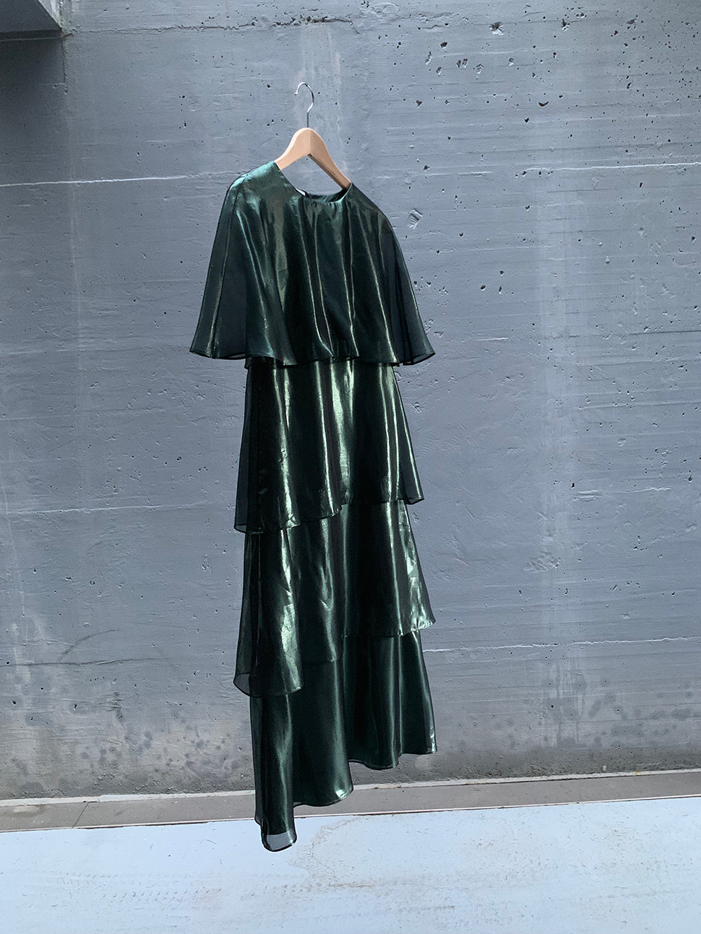 dark green medusa dress